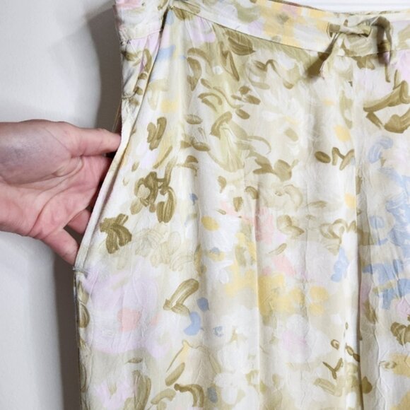 Jams World Vintage Pastel Paint Splatter Pajama Pants Size XL - Picture 5 of 13